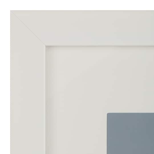 Aspect White Narrow Frame With Mat by Studio Décor®